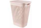 CURVER PURE 55L Kosz na brudną bieliznę 43 x 35 x 58 cm, różowy 01918-Q70