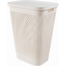 CURVER PURE 55L Kosz na brudną bieliznę 43 x 35 x 58 cm, beżowy 01918-X64