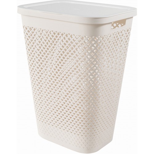 CURVER PURE 55L Kosz na brudną bieliznę 43 x 35 x 58 cm, beżowy 01918-X64