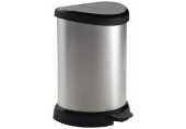 CURVER DECO BIN 15L Kosz na śmieci 30,3 x 26,8 x 44,8 cm srebrny 02120-582