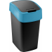 CURVER FLIP BIN 9L Kosz na śmieci 35 x 18,9 x 23,5 cm czarny/niebieski 02170-280