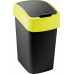 CURVER FLIP BIN 9L Kosz na śmieci 35 x 18,9 x 23,5 cm czarny/żółty 02170-E64