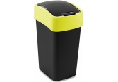 CURVER FLIP BIN 25L Kosz na śmieci 47 x 26 x 34 cm czarny/żółty 02171-E64