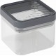 CURVER KARA 0,5L Pojemnik na artykuły sypkie 10,7 × 10,7 × 7,9 cm, ciemnoszary 03100-W54