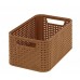CURVER Koszyk RATTAN Style S, 28,5 x 12,9 x 19,4 cm, mocca, 03614-261