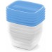 CURVER VEDO Zestaw pojemników na żywność 5x0,25L, 11x9x6cm, niebieski 03844-051