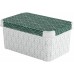 CURVER DECO STOCKHOLM S Pojemnik 29,5 x 19,5 x 13,5 cm zielone liście 04710-Y89