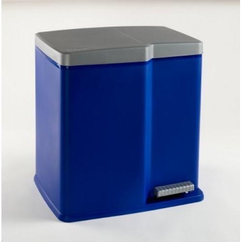 CURVER Kosz do segregacji DUO, 40 x 30 x 40,5 cm, 21L, niebieski, 04070-520