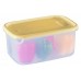 CURVER Pojemnik na żywność, 28.5 x 19 x 13 cm, 4,4 l, przezroczysty/żółty, 15537-205