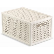 CURVER KAYA S 7L Koszyk z przykrywką 18,8 x 30 x 15,4 cm, kremowy 17213762