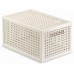 CURVER KAYA S 7L Koszyk z przykrywką 18,8 x 30 x 15,4 cm, kremowy 17213762