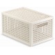 CURVER KAYA S 7L Koszyk z przykrywką 18,8 x 30 x 15,4 cm, kremowy 17213762