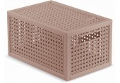 CURVER KAYA S 7L Koszyk z przykrywką 18,8 × 30 × 15,4 cm, pudrowy róż 17213762