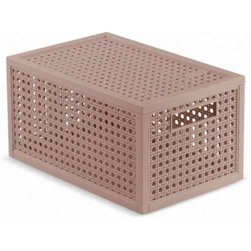 CURVER KAYA S 7L Koszyk z przykrywką 18,8 × 30 × 15,4 cm, pudrowy róż 17213762 CURVER KAYA S 7L Koszyk z przykrywką 18,8 × 30 × 15,4 cm, pudrowy róż 17213762