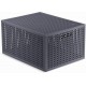 CURVER KAYA M 20L Koszyk z pokrywą 37,6 × 30 × 20,7 cm, ciemnoszary 17213763