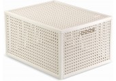 CURVER KAYA M 20L Koszyka z przykrywką 37,6 × 30 × 20,7 cm, kremowy 17213763