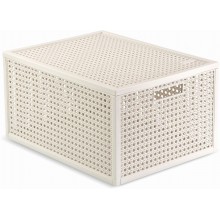 CURVER KAYA M 20L Koszyka z przykrywką 37,6 × 30 × 20,7 cm, kremowy 17213763
