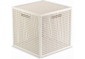 CURVER KAYA 19L Koszyk kwadratowy z przykrywką 28 × 28 × 28 cm, beżowy 17213764