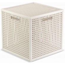 CURVER KAYA 19L Koszyk kwadratowy z przykrywką 28 × 28 × 28 cm, beżowy 17213764