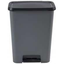 CURVER COMPATTA 23+23L Kosz na śmieci 49,6 x 29,4 x 62 cm szary 17210792