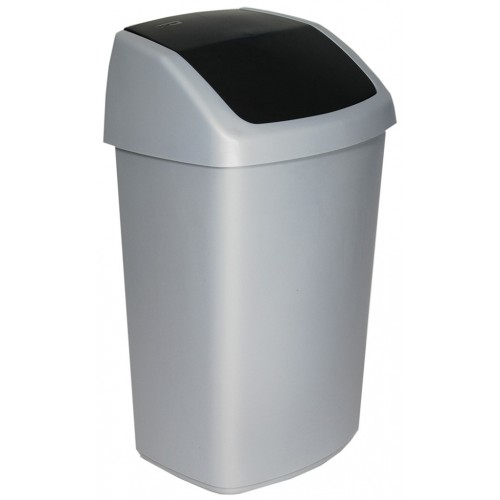 CURVER SWING BIN 50L Kosz na śmieci 40,6 x 34 x 66,8 cm szary 03987-373