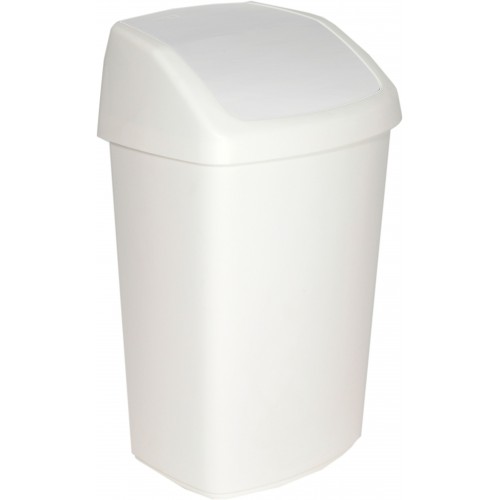 CURVER SWING BIN 50L Kosz na śmieci 40,6 x 34 x 66,8 cm biały 03987-026