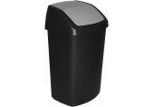 CURVER SWING BIN 50L Kosz na śmieci 40,6 x 34 x 66,8 cm czarny 03987-Y09
