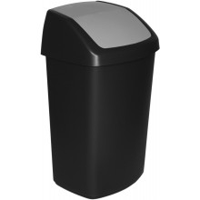 CURVER SWING BIN 50L Kosz na śmieci 40,6 x 34 x 66,8 cm czarny 03987-Y09