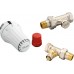 DANFOSS Zestaw głowica termostatyczna RAE 5054 + zawór RLV-S + zawór RA-N 013G5174