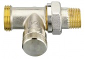 Danfoss RLV15 złączka powrotna, prosta, 1/2" 003L0364