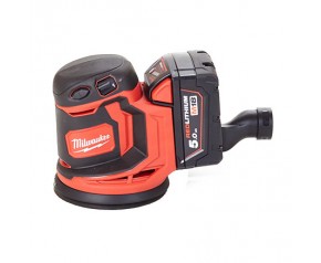 Milwaukee M18 BOS125-502B Szlifierka mimośrodowa (18V/2x5,0Ah/125mm) 4933464229