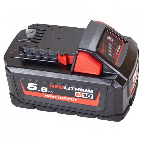 Milwaukee M18 HB5.5 High output Akumulator (18V/5,5Ah) 4932464712