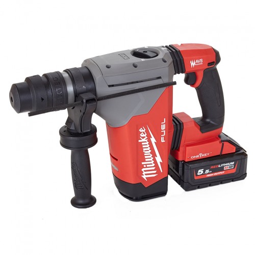 Milwaukee M18 ONEFHPX-552X Młot akumulatorowy SDS-Plus (18V/2x5,5Ah) HD Box 4933478496