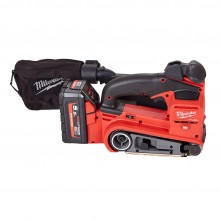 Milwaukee M18 FBTS75-552X Szlifierka taśmowa 2x5.5 Ah, HD Walizka 4933479615