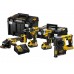 DeWALT DCK422P3T Zestaw Narzędzi DCD796+DCH273+DCF887+DCG405+3 x 5,0 Ah+DCB1104