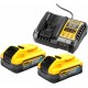 DeWALT DCB1104H2 PowerStack Zestaw startowy 18V (2x5,0Ah) + ładowarka