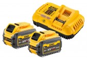 DeWALT DCB118T2 Zestaw XR FlexVolt 54V Ładowarka DCB118 + 18V 2x6,0Ah