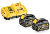 DeWALT DCB118X2 Zestaw XR FlexVolt 54V Ładowarka DCB118 + 18V (2x9,0Ah)