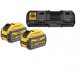 DEWALT XR 54 V Zestaw 2× akumulator 9,0 Ah FLEXVOLT+podwójna ładowarka DCB132X2-QW