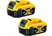 DeWALT DCB184P2 Akumulator do elektronarzędzi (18V/2x5,0Ah) XR Li-Ion 2x akku DCB184