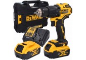DeWALT DCD709P2T aku. wiertarko-wkrętarka udarowa 65 Nm (18V/2×5,0Ah) w walizce TSTAK