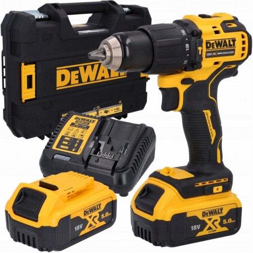 DeWALT DCD709P2T Wkrętarka udarowa (60Nm/18V2x5,0Ah) Tstak