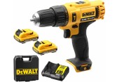 DeWALT DCD716D2 Aku wiertarko-wkrętarka udarowa (30Nm/10,8V/2x2,0Ah) walizka