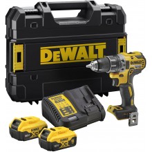 DeWALT DCD791P2 Wiertarko-wkrętarka akumulatorowa XR (70Nm/18V/2x5,0Ah) Tstak