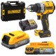 DeWALT DCD800E2T Aku Wiertarka XR (90Nm/18V/2x1,7Ah PowerStack) Tstak