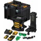 DeWALT DCE080D1GS samopoziomujący laser obrotowy z wiązką zieloną (18V/1x2,0Ah) Tstak