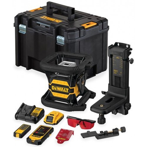 DeWALT DCE080D1RS Aku laser obrotowy z wiązką czerwoną, 18V Li-Ion 1x2,0Ah