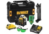 DeWALT DCE089D1G Aku laser liniowy - wiązka zielona (1x2,0Ah/10,8V 30/60m)
