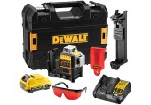 DeWALT DCE089D1R Laser samopoziomujący 3x360 czerwony (1x2,0Ah/10,8V 30/60m)