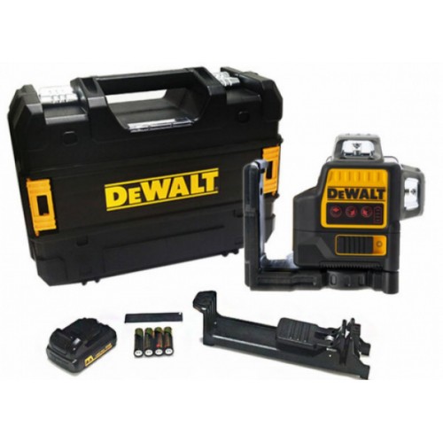 DeWALT DCE089LR Laser krzyżowy Aku z czerwoną wiązką, zasięg